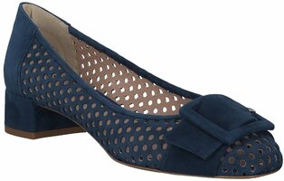 Damen-Pumps aus Leder 710192 (Blau)