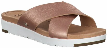 Kari Pantoletten aus Leder 705573 (Roségold)