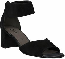 Sandalen aus Leder 712048 (Schwarz)