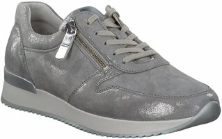 Schnürschuhe aus Leder 711925 (Silber)