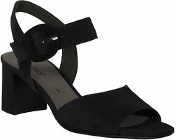 Sandalen aus Leder 713272 (Schwarz)