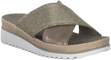 Damen-Pantoletten 712097 (Gold)