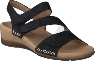 Damen-Sandalen aus Leder 712073 (Dunkelblau)