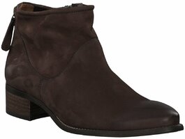 Damen-Stiefeletten aus Leder 732424 (Dunkelbraun)