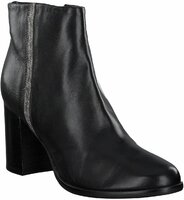 Damen-Stiefeletten aus Leder 731481 (Schwarz)