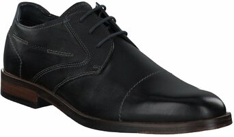 Herren-Businessschuhe aus Leder 730518 (Schwarz)