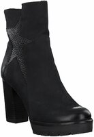 Plateau-Stiefeletten für Damen 677401 (Schwarz)