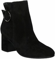 Damen-Stiefeletten aus Leder 732552 (Schwarz)