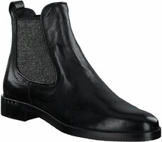 Damen-Chelsea Boots aus Leder 731092 (Schwarz)