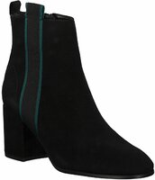 Damen-Stiefelette aus Leder741103 (Schwarz)