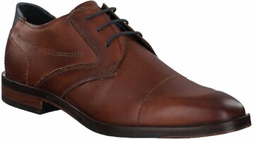 Herren-Schnürschuhe aus Leder 730522 (Mittelbraun)