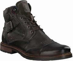 Herren-Winterstiefel aus Leder 758814 (Grau/Braun)