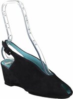 Damen-Slingpumps aus Leder 724154 (Blau)