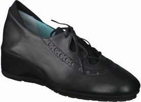 Damen-Schnürschuhe aus Leder 709724 (Blau)
