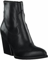 Damen-Stiefeletten aus Leder 750943 (Schwarz)