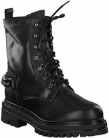 Damen-Winterboots aus Leder 722443 (Schwarz)