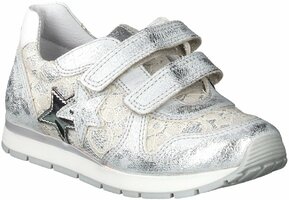 Naturino Klett-Sneaker für Kinder 707430 (Silber)