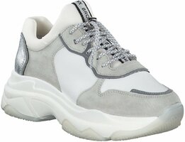 Damen-Schnürschuhe aus Leder 740627 (Weiß)
