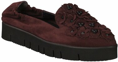 Leder-Slipper für Damen 683498 (Bordeaux)