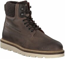 Herren-Schnürboots aus Leder 730981 (Dunkelgrau)