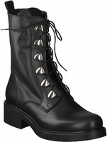 Damen-Schnürboots aus Leder 731833 (Schwarz)