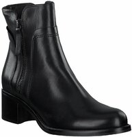 Damen-Stiefeletten aus Leder 748183 (Schwarz)