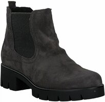 Damen-Chelsea Boots aus Leder 733122 (Dunkelgrau)
