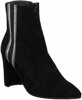 Damen-Stiefeletten aus Leder 750755 (Schwarz)