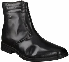 Herren-Winterboots aus Leder 730440 (Schwarz)