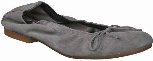 Clic Kinder-Ballerinas aus Leder 718099 (Grau)