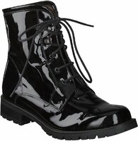 Winter-Schnürboots 390343 (Schwarz)