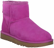 Damen-Winterstiefel aus Leder 741206 (Pink)