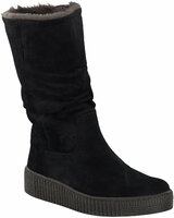 Damen-Winterstiefel aus Leder 733325 (Dunkelblau)