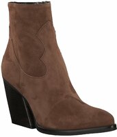 Damen-Stiefeletten aus Leder 779556 (Braun)