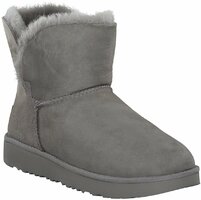 Damen-Winterboots aus Leder 741267 (Grau)