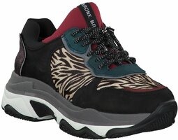 Damen-Schnürschuhe 762593 (Schwarz/Bunt)