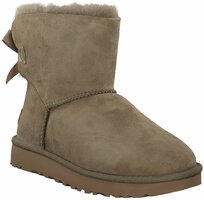 Damen-Winterboots aus Leder 725481 (Oliv)