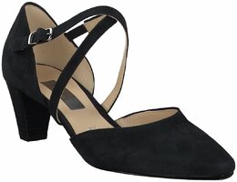 Damen-Pumps aus Leder 734834 (Dunkelblau)