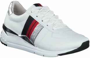 Damen-Schnürschuhe aus Leder 734408 (Weiß)