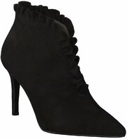 Damen-Stiefeletten aus Leder 752066 (Schwarz)