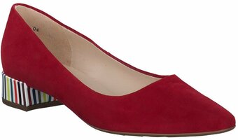 Damen-Pumps aus Leder 785659 (Rot)