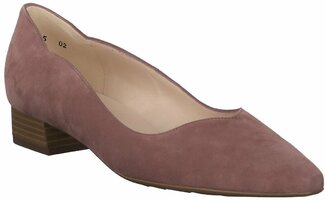 Damen-Pumps aus Leder 785647 (Rosa)