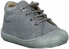 Naturino Mädchen-Lauflernschuhe aus Leder 707478 (Silber)