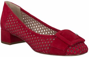 Leder-Pumps für Damen 734263 (Dunkelrot)