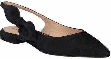 Damen-Slingpumps aus Leder 762726 (Blau)