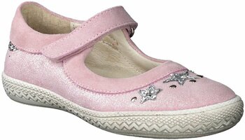 Mädchen-Ballerinas aus Leder 743847 (Rosa)