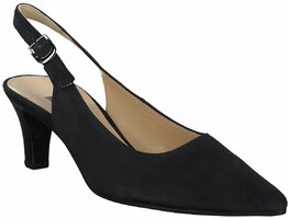 Leder-Slingpums für Damen 734871 (Dunkelblau)