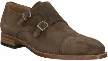 Herren-Slipper aus Leder 774558 (Braun)