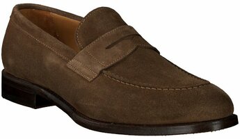 Herren-Slipper aus Leder 774546 (Beige)