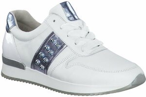 Damen-Schnürschuhe aus Leder 769319 (Weiß)